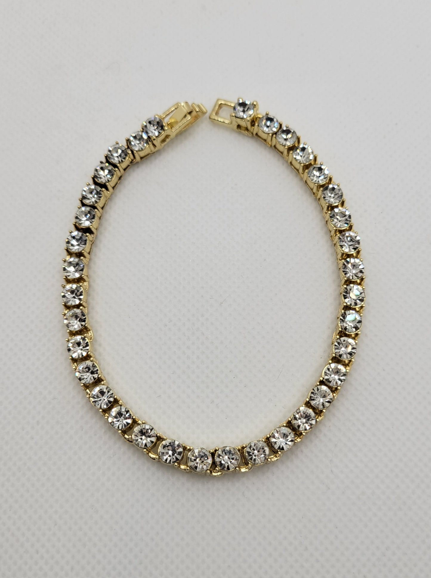 Gold Square Shaped Studded Chain - Item #: 007